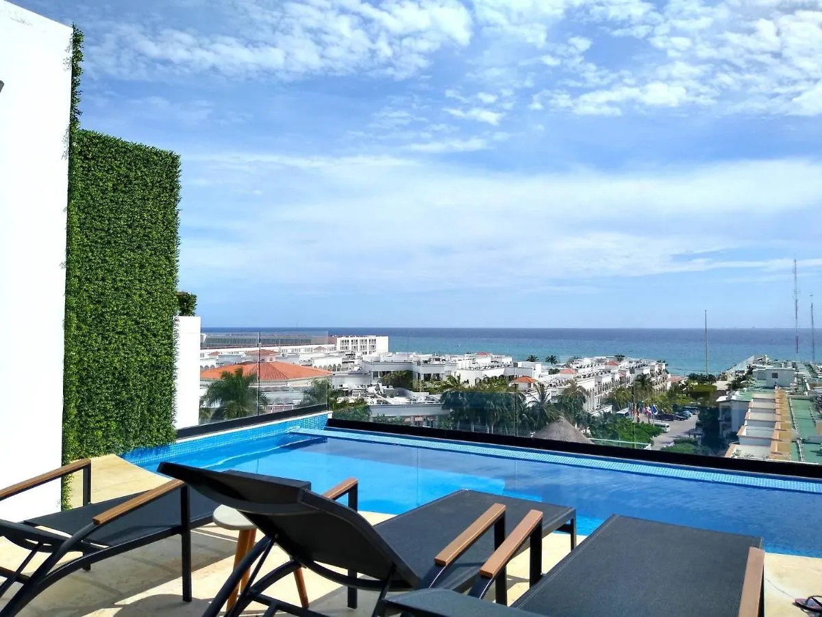 Ocean View From The Rooftop Pool Only One Block To The Beach, Studio For 2 Πλάγια Ντελ Κάρμεν 0*,